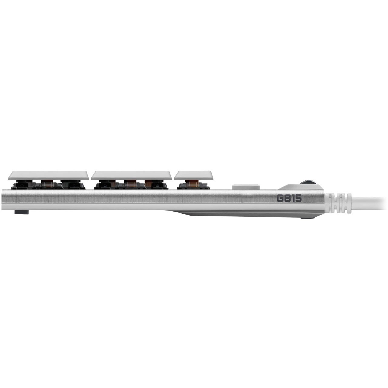 Logitech G G815 Gaming-toetsenbord - Kabel Verbinding - USB Interface - Frans - AZERTY indeling - Wit
