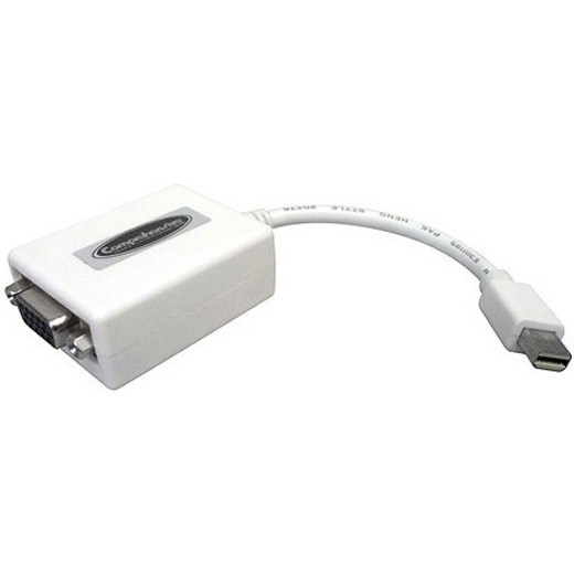 Comprehensive Mini DisplayPort Male to VGA Female Dongle Adapter