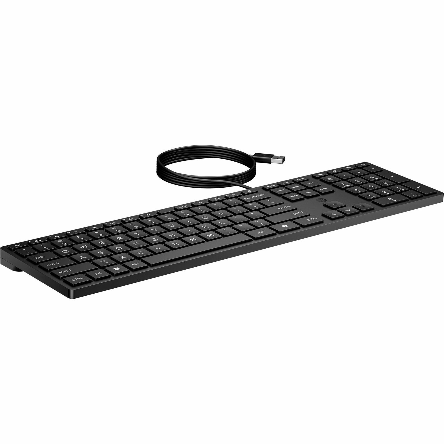 HP 320K Keyboard - Cable Connectivity - USB Interface