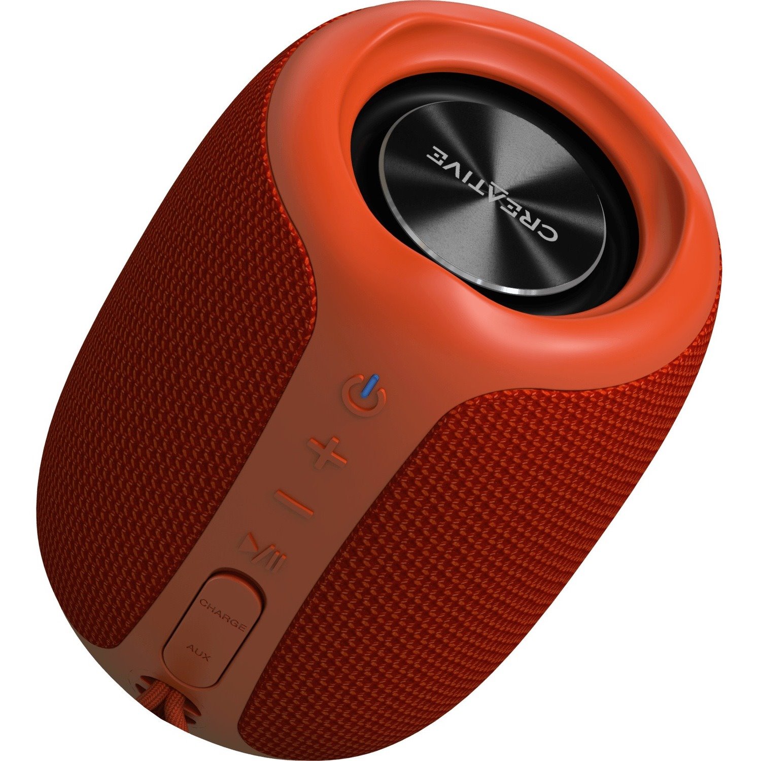 Creative MUVO Play Portable Bluetooth Smart Speaker - Siri, Google Assistant Supported - Orange