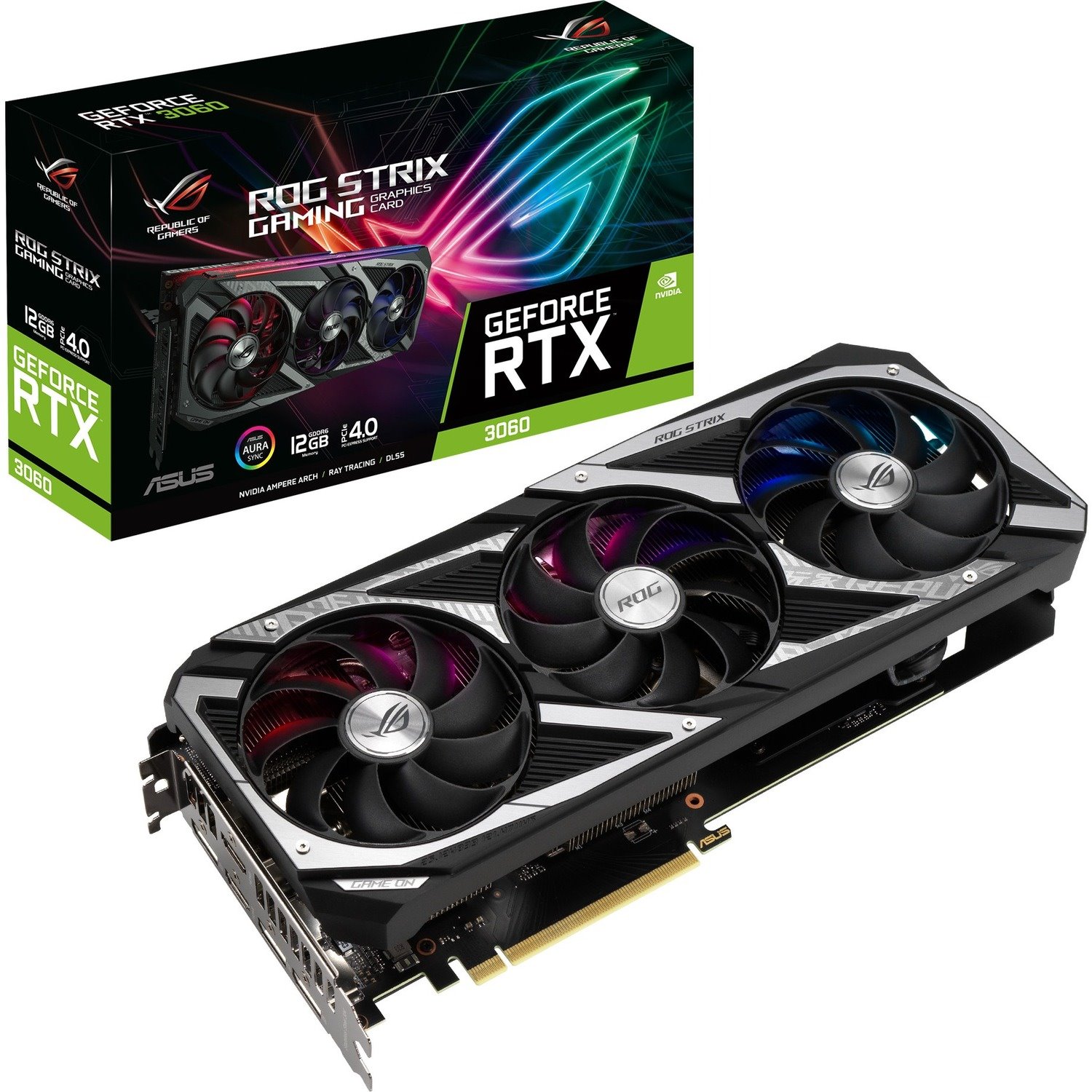 Asus ROG NVIDIA GeForce RTX 3060 Graphic Card - 12 GB GDDR6