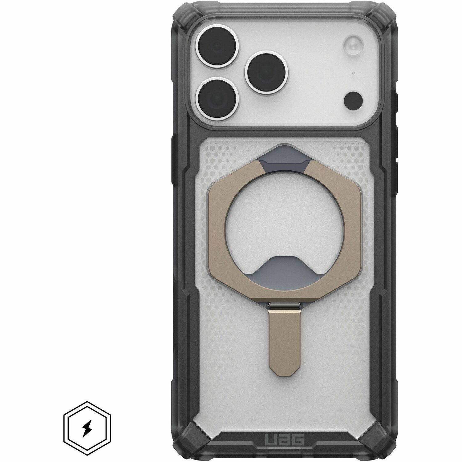 Urban Armor Gear Plasma XTE Case for Apple iPhone 17 Pro Max Smartphone - Ash, Titanium