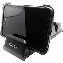 KoamTac KDC470 4-Slot Charging Cradle: for simultaneous charging of KDC470 Series + integrated SmartSled Charging Case.