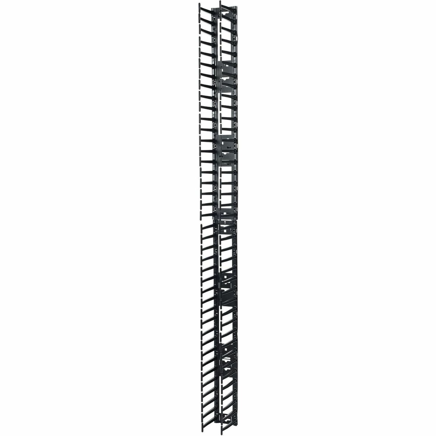 APC by Schneider Electric AR7580A Kabelorganizer - Zwart - 2 Stuk Verpakking - TAA Compliant