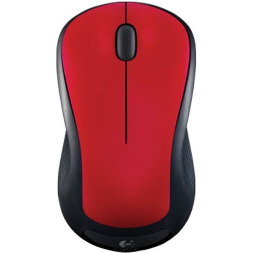 Logitech M310 Wireless Mouse, 2.4 GHz with USB Nano Receiver, 1000 DPI Optical Tracking, 18 Month Battery, Ambidextrous, Compatible with PC, Mac, Laptop, Chromebook (FLAME RED GLOSS)