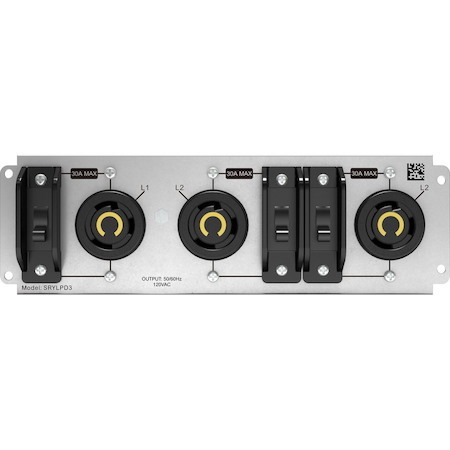 APC Backplate Kit with 3x NEMA L5-30R Outlets for Smart-UPS Modular Ultra