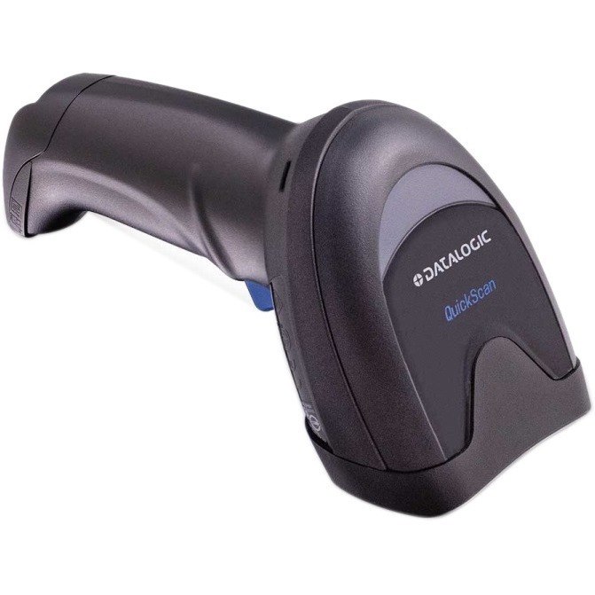 Datalogic QuickScan QBT2500 Smartphone, Retail, Commercial Service, Healthcare, Hospitality, Government, Transportation, Laboratory Handheld Barcode Scanner - Cable Connectivity - Black