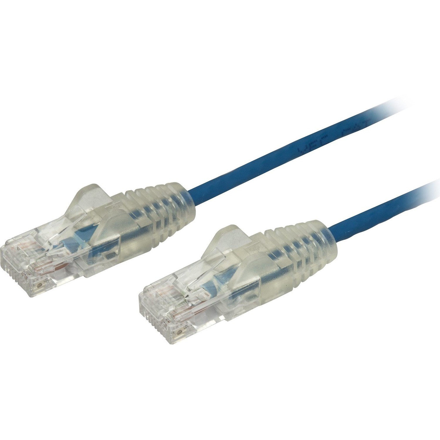 StarTech.com 1 ft Blue Cat6 Ethernet Cable - Slim - Snagless RJ45 Connectors - Cat6 Cable - Cat6 Patch Cable - Cat6 Network Cable