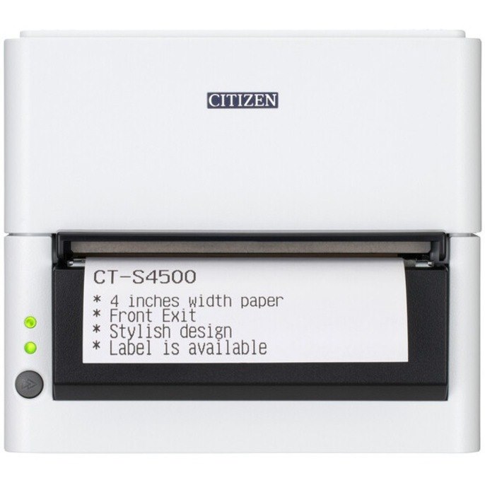 Citizen CT-S4500 Direct Thermal Printer - Monochrome - Portable - Label/Receipt Print - USB