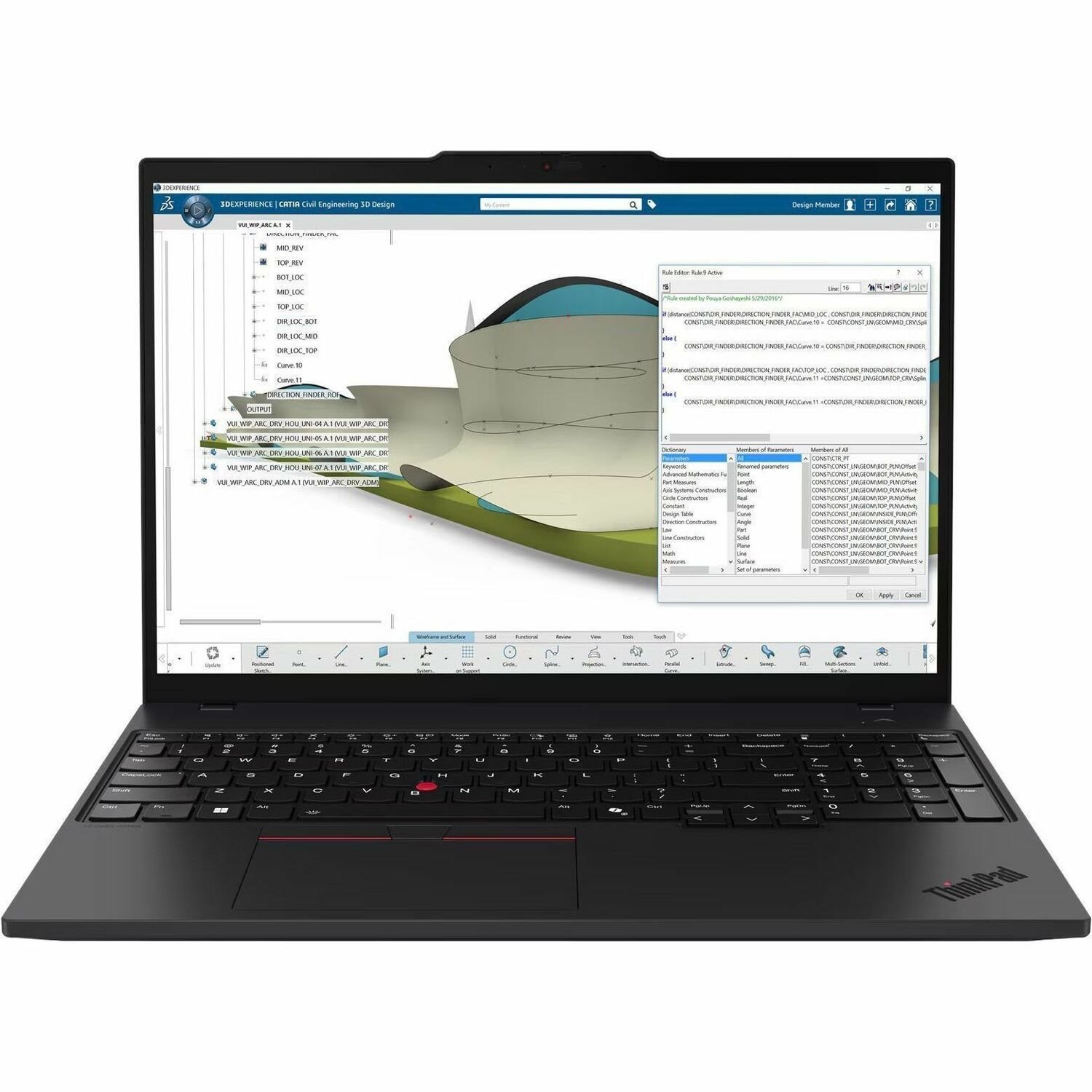 Lenovo ThinkPad P16s Gen 4 21QR0031UK 40.6 cm (16") Copilot+ PC Notebook - WUXGA - AMD Ryzen AI 7 PRO 350 - 16 GB - 512 GB SSD - English (UK) Keyboard - Black