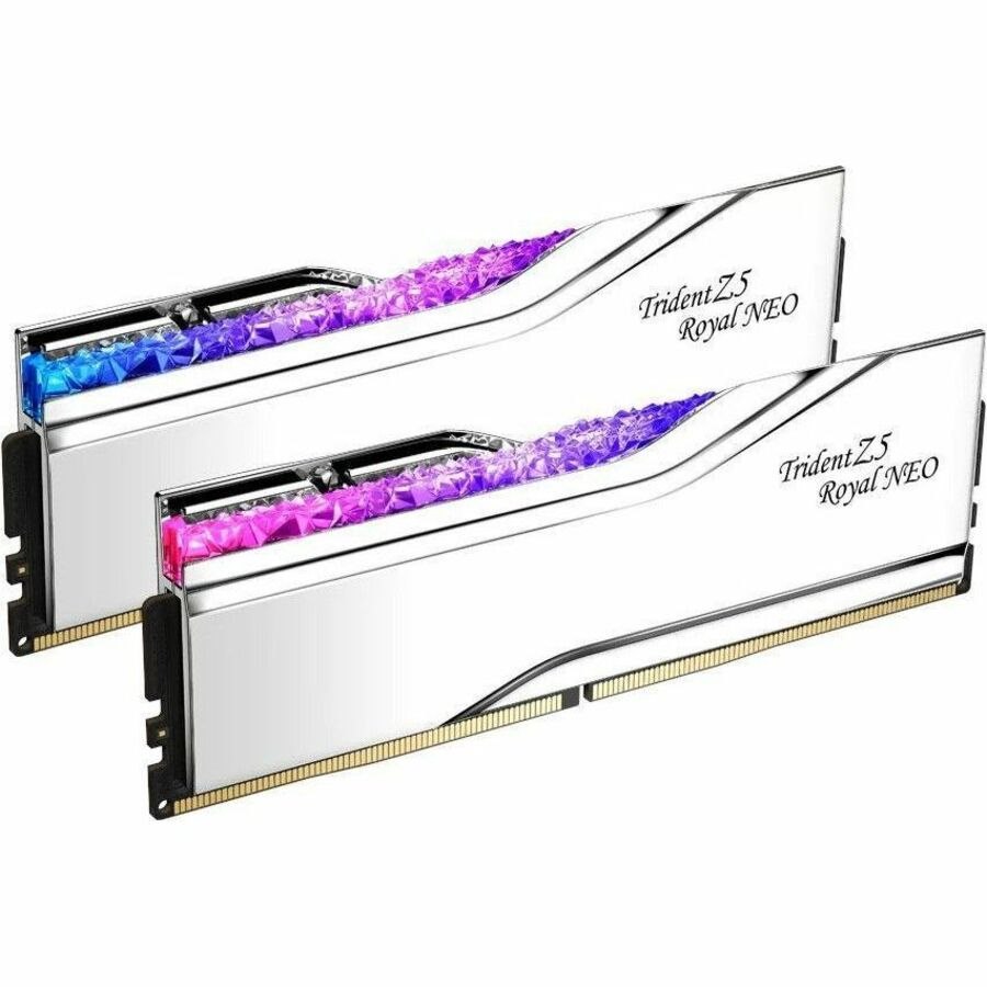 G.SKILL Trident Z5 Royal Neo RAM Module for Motherboard - 48 GB (2x24 GB) - RGB - DDR5-6000/PC5-48000 DDR5 SDRAM - 6000 MHz - CL28 - 1.35 V