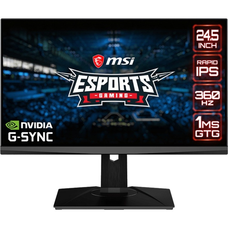 MSI Oculux NXG253R 62.2 cm (24.5") Full HD RGB LED Gaming LCD Monitor - 16:9 - Black