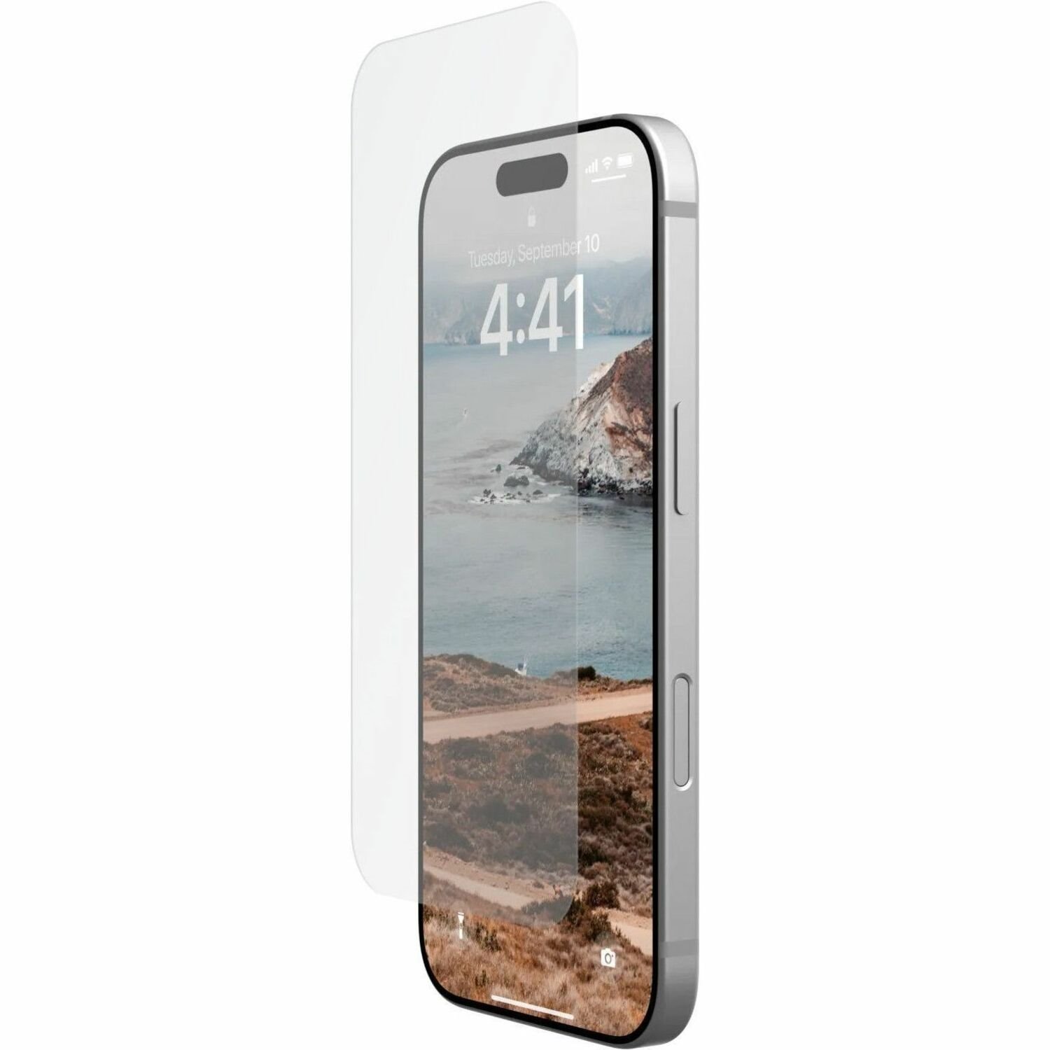 Urban Armor Gear Glass Screen Protector Shield For iPhone 16 Pro - Glass Shield Clear