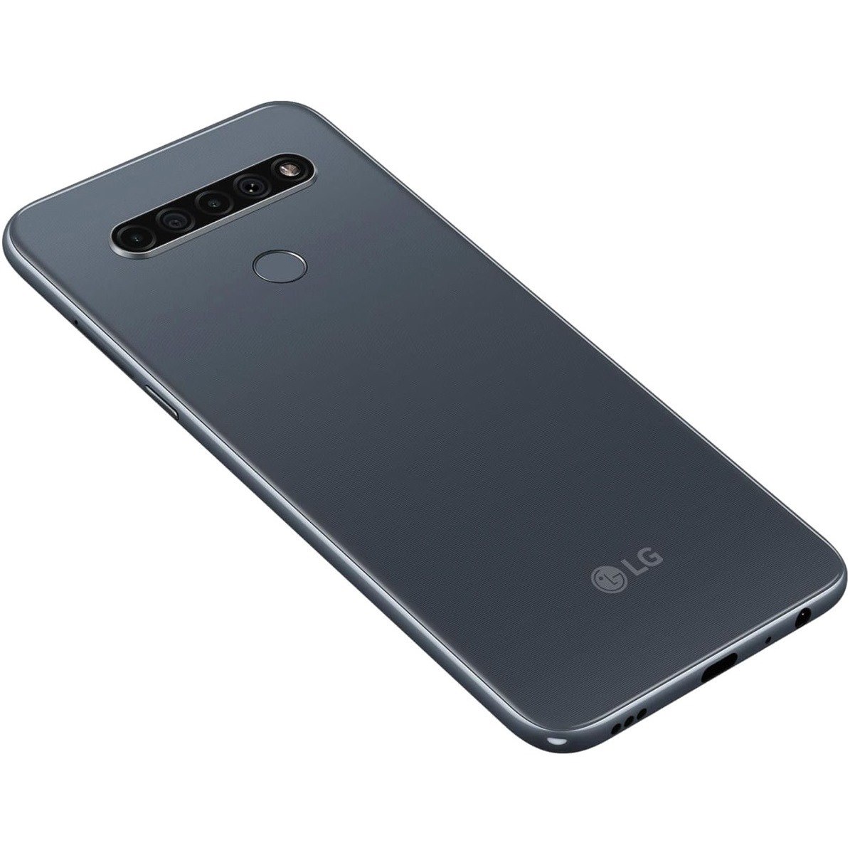 LG K61 LMQ630EAW 128 GB Smartphone - 6.5" LCD Full HD Plus 2340 x 1080 - Cortex A53Quad-core (4 Core) 2.30 GHz + Cortex A53 Quad-core (4 Core) 1.80 GHz - 4 GB RAM - Android 9.0 Pie - 4G - Titan Gray