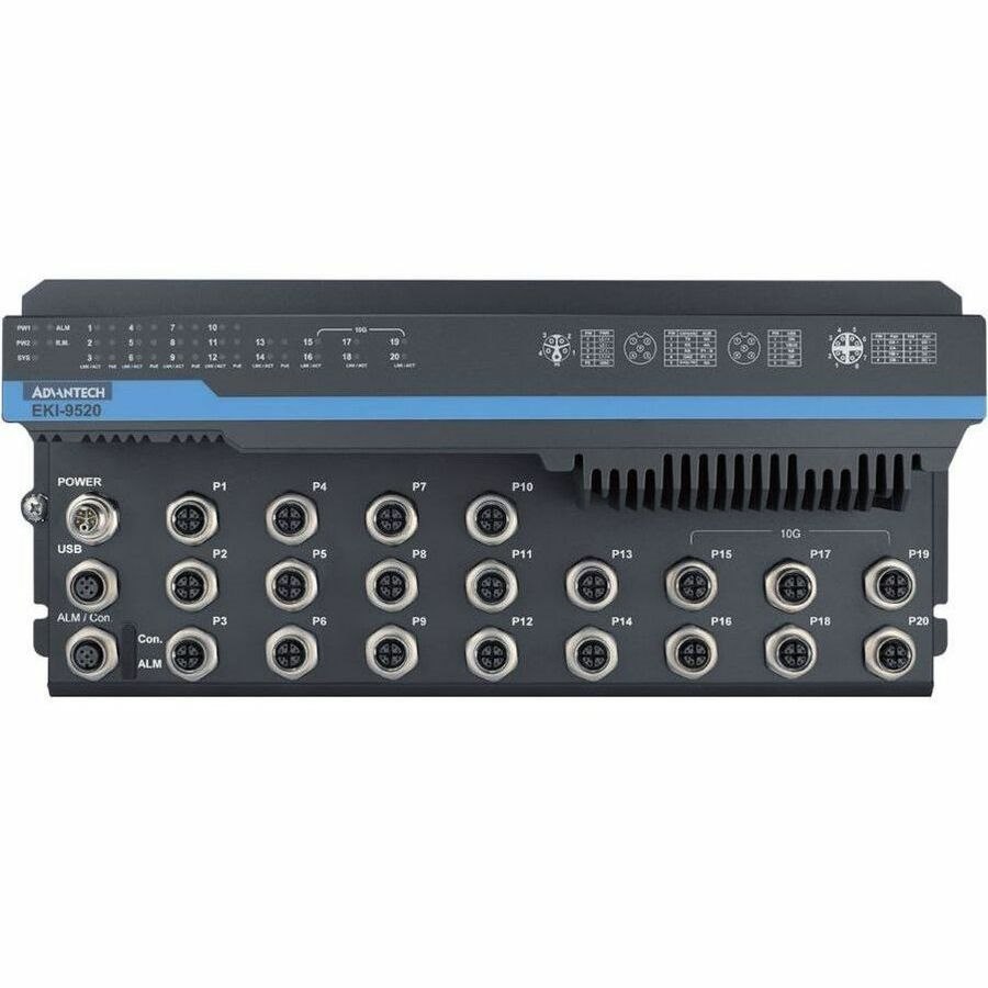 Advantech EKI-9520H-6XPW-A Ethernet Switch