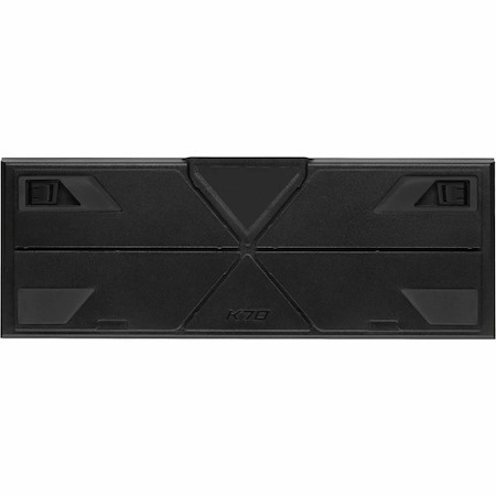Corsair K70 Gaming Keyboard - Cable Connectivity - USB Type A Interface - RGB LED - English (North America) - Black