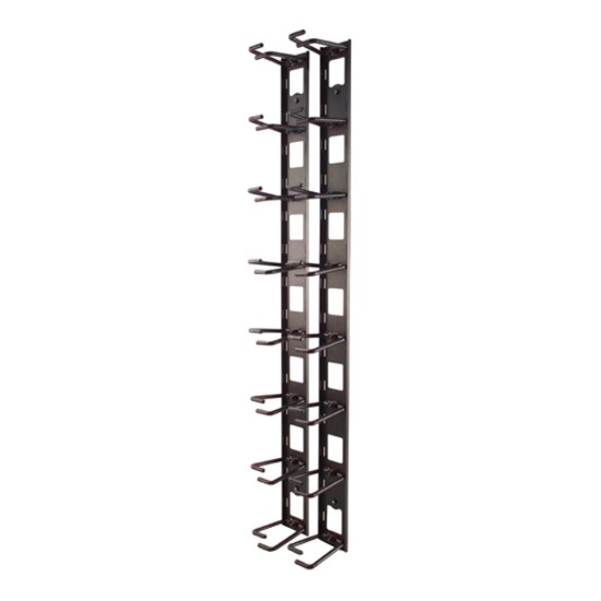 APC (AR8442) VERTICAL CABLE ORGANIZER, 8 CABLE RINGS, ZERO U(SET OF 2)