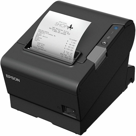 Epson TM-T88VI Desktop, POS System, Mobile POS Direct Thermal Printer - Monochrome - Receipt Print - USB - Serial
