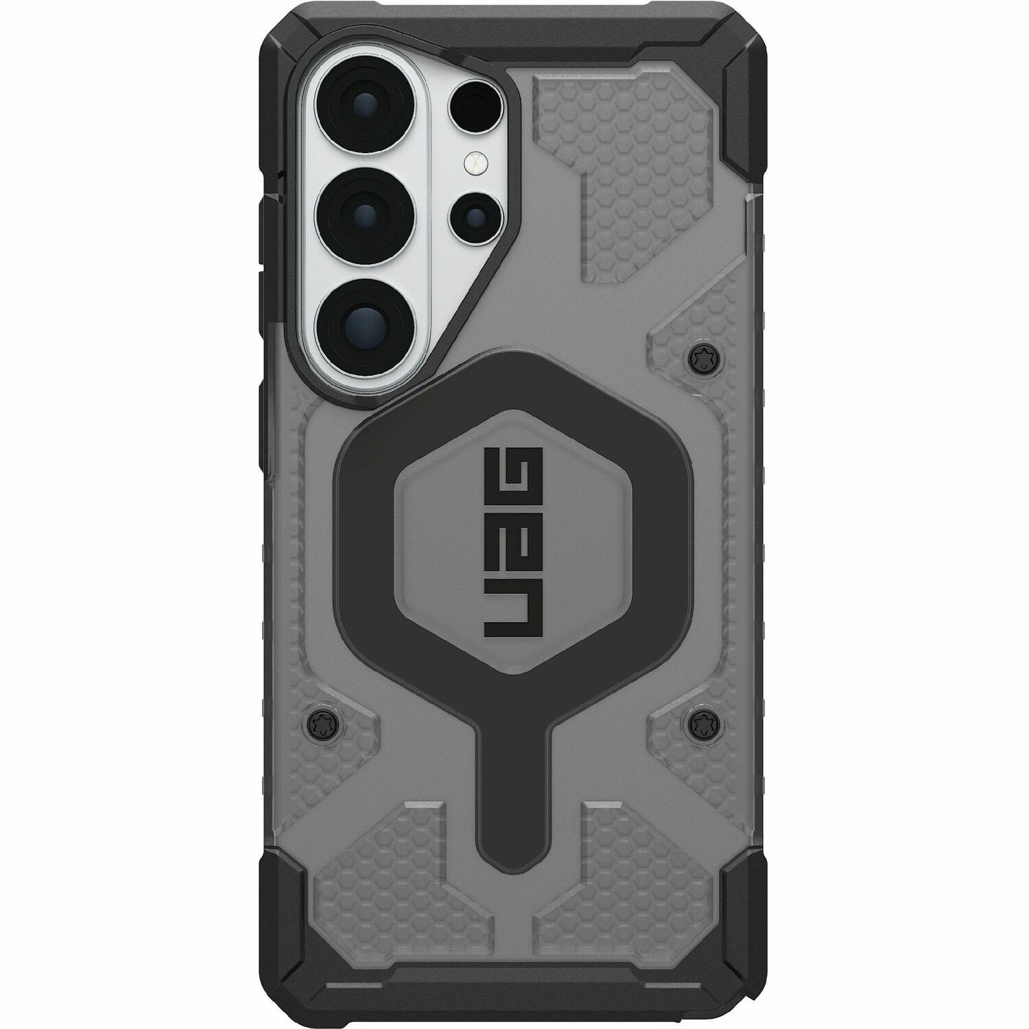 Urban Armor Gear Pathfinder Rugged Case Clear w/Magnets Ash/Black For Samsung Galaxy S26 Ultra