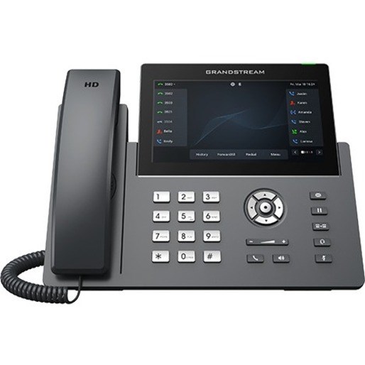 Grandstream GRP2670 IP Phone - Corded - Corded - Bluetooth, Wi-Fi - Wall Mountable, Desktop