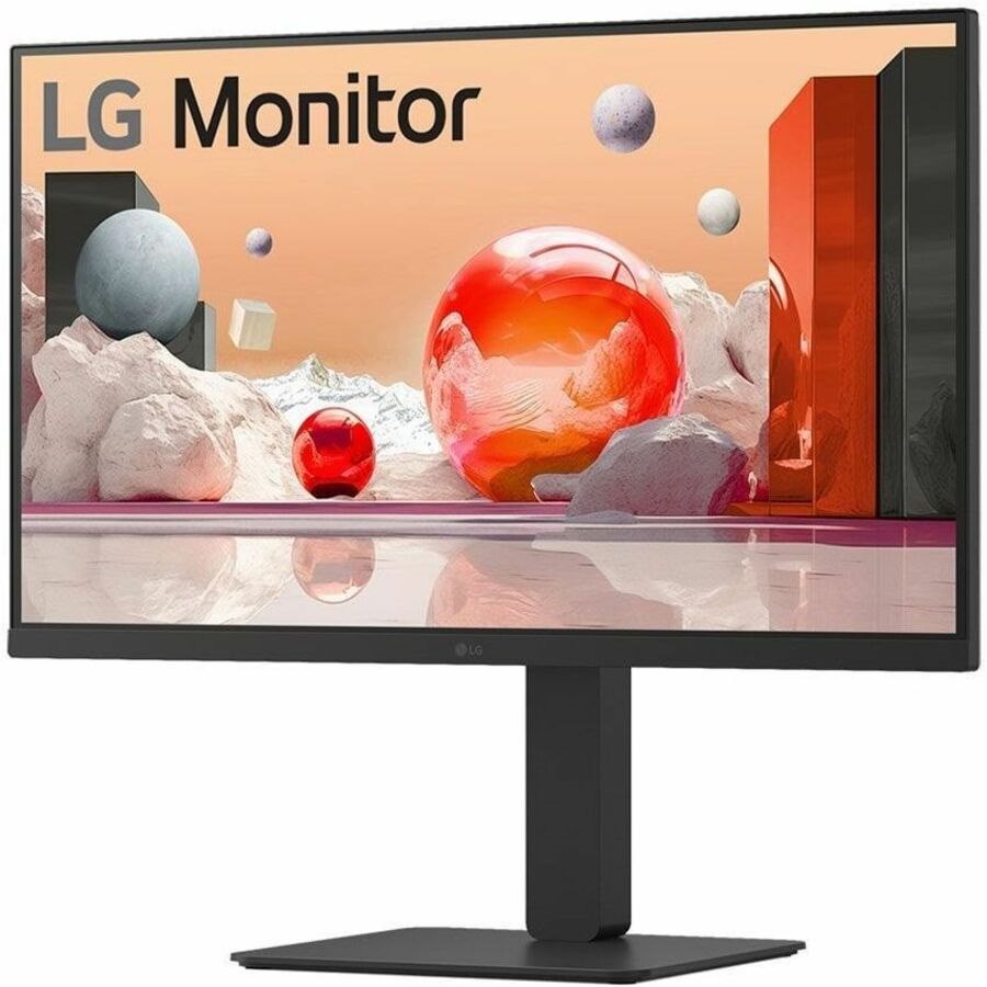 LG 27BA850-B 27" Class Webcam Full HD LED Monitor - 16:9 - Textured Black