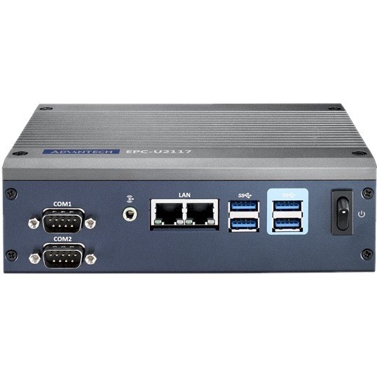 Advantech EPC-U EPC-U2117 Desktop Computer - Intel Atom x5-E3930 - 4 GB - 64 GB Flash Memory Capacity - Box PC