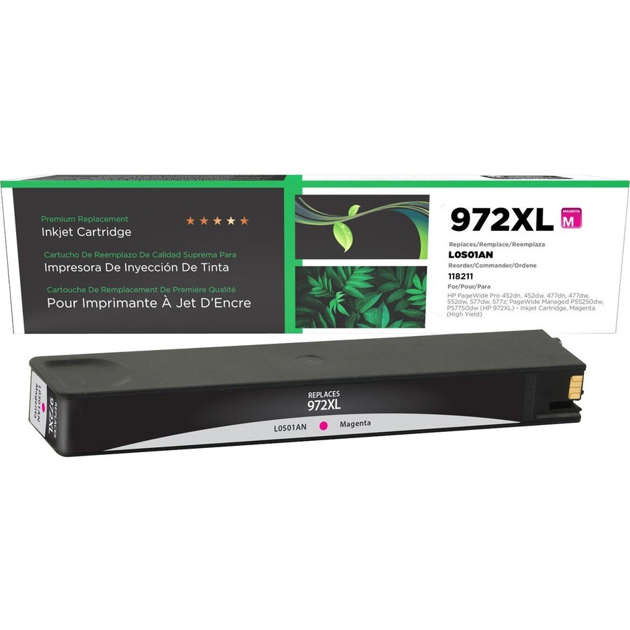 Clover Imaging Remanufactured High Yield Magenta Ink Cartridge for HP 972XL (L0S01AN)