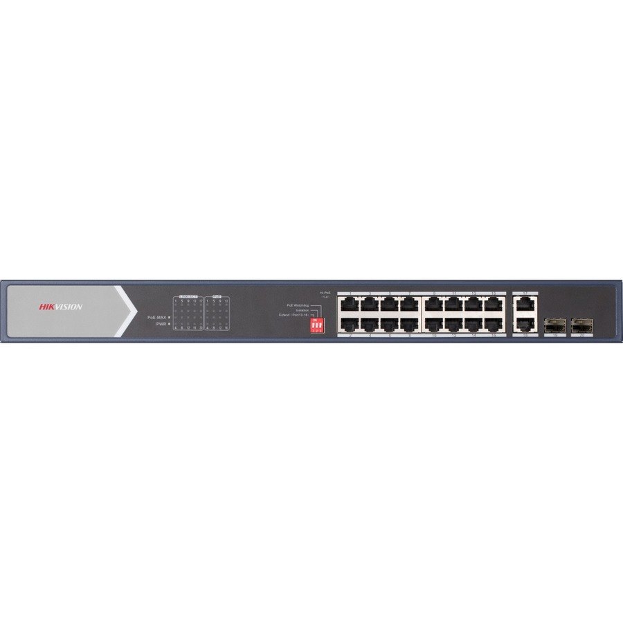 Hikvision Digital Technology Gigabit HiPOE Switch 16X PoE 225W - Ds-3E0520hp-E