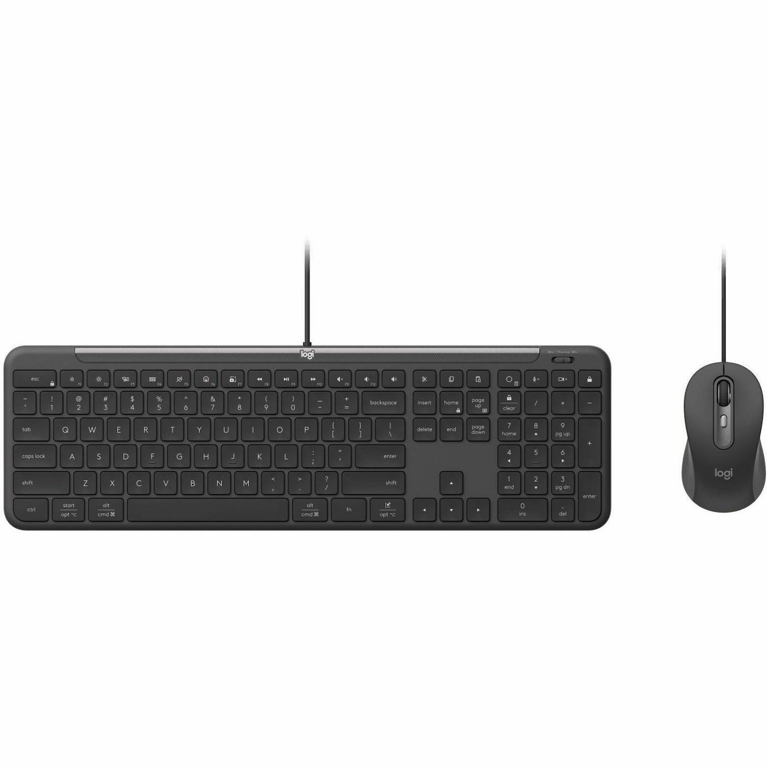 Logitech MK620 Slim Wired Combo MK620 For Business - Multi-OS Keyboard And Mouse For Workplaces