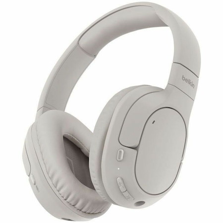 Belkin SoundForm Surround Wired/Wireless On-ear, Over-the-head, Over-the-ear Stereo Headset - Sand