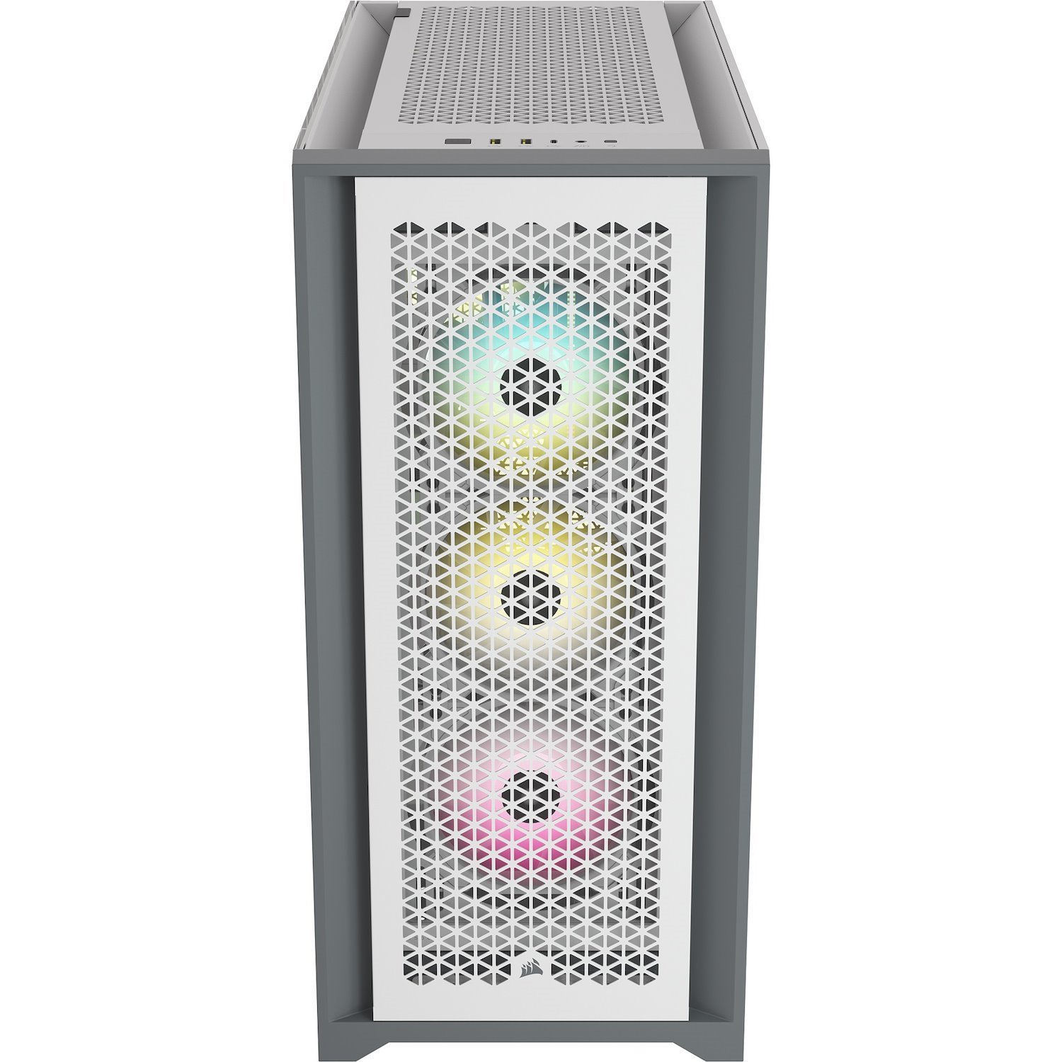 Corsair 5000D Airflow Computer Case - Mid-tower - Tempered Glass - White