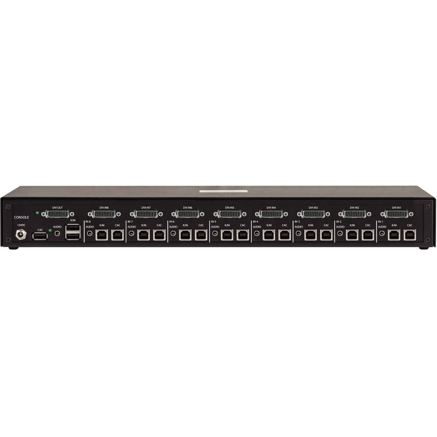 Tripp Lite by Eaton Secure KVM Switch, 8-Port, Single Head, DVI to DVI, NIAP PP4.0, Audio, CAC, TAA