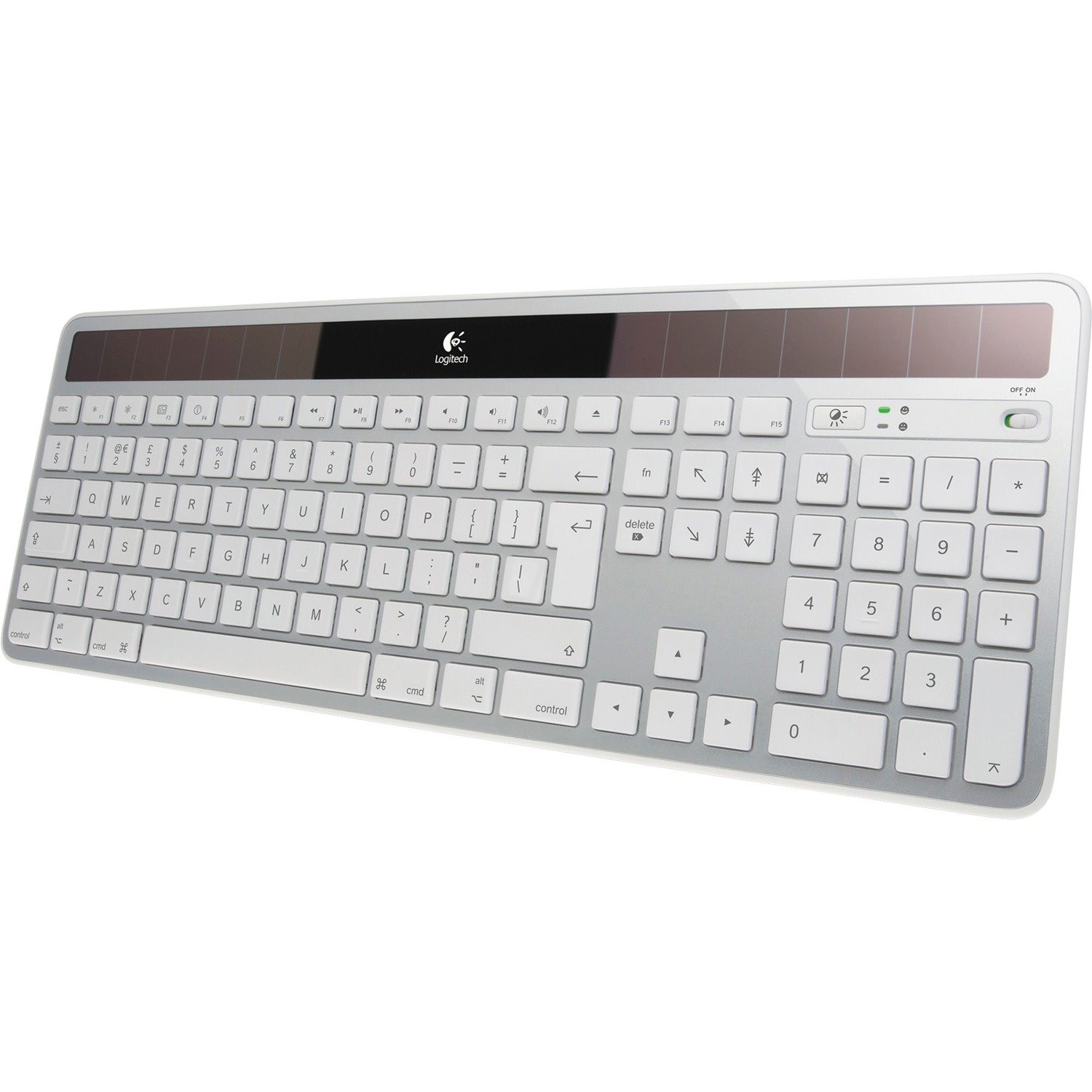 Logitech Wireless Solar Keyboard K750 for Mac - Gray - Brown Box