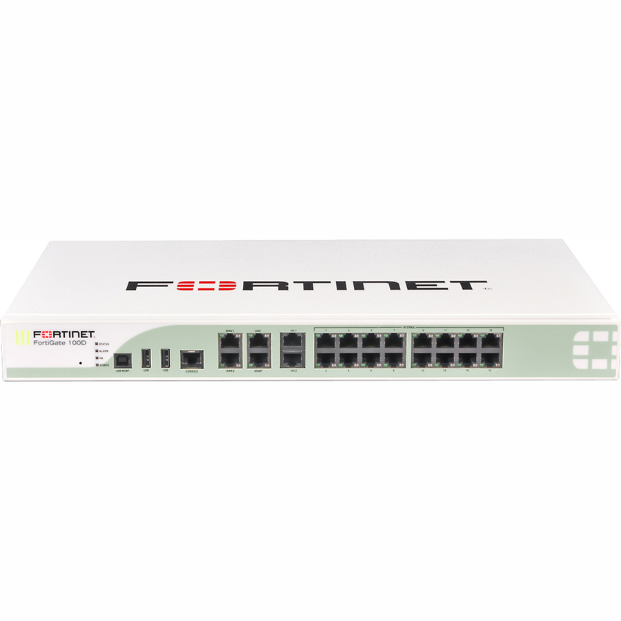 Fortinet FortiGate 100D Network Security/Firewall Appliance