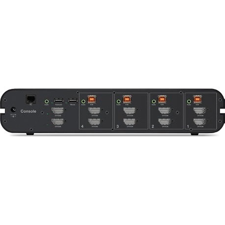 Belkin Universal 2nd Gen Secure KVM Switch, 4-Port Dual Head No CAC