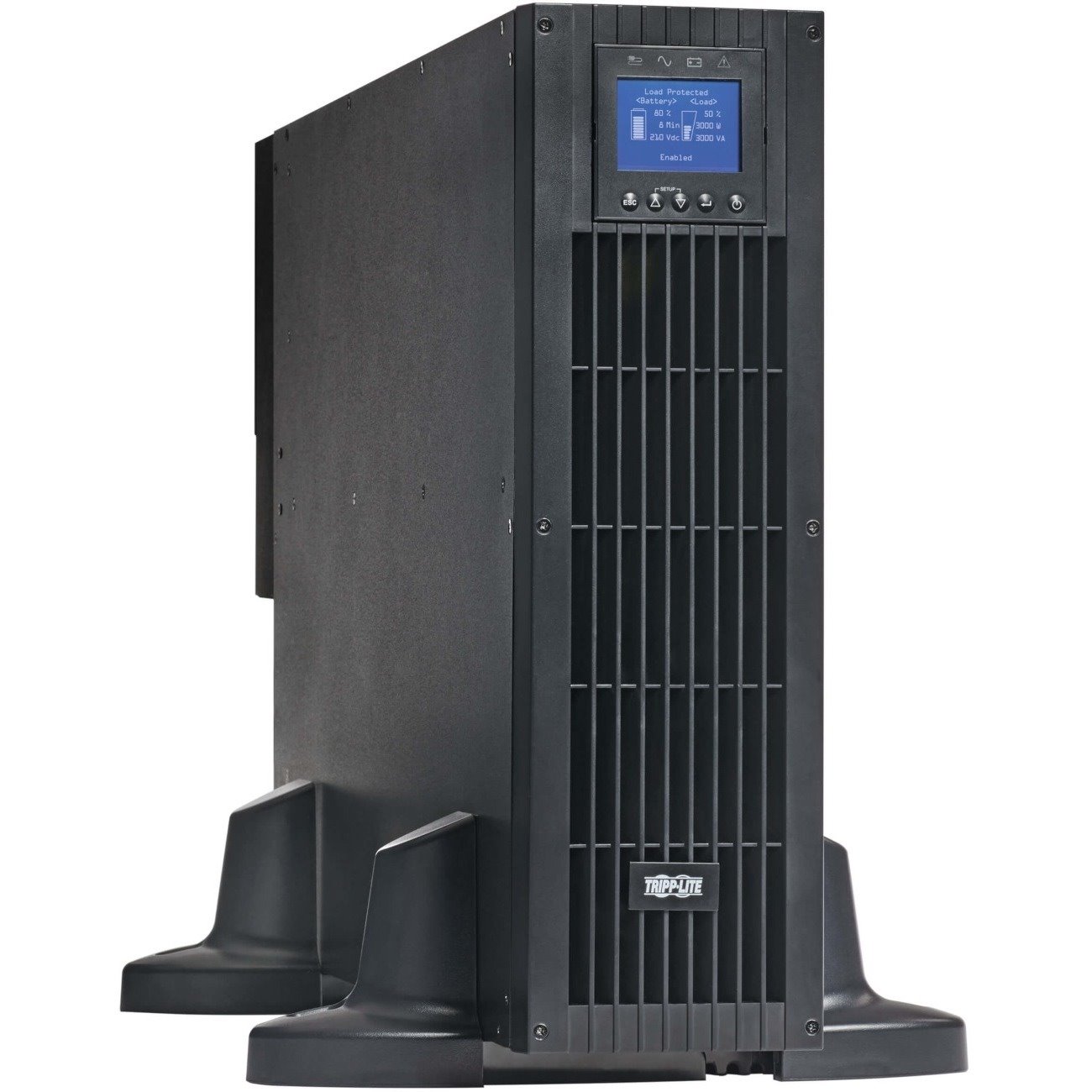 Tripp Lite by Eaton 200-240V 5000VA 5000W On-Line Double-Conversion UPS, Unity Power Factor, Hardwire In, HW/C19/C13 Out, 3U