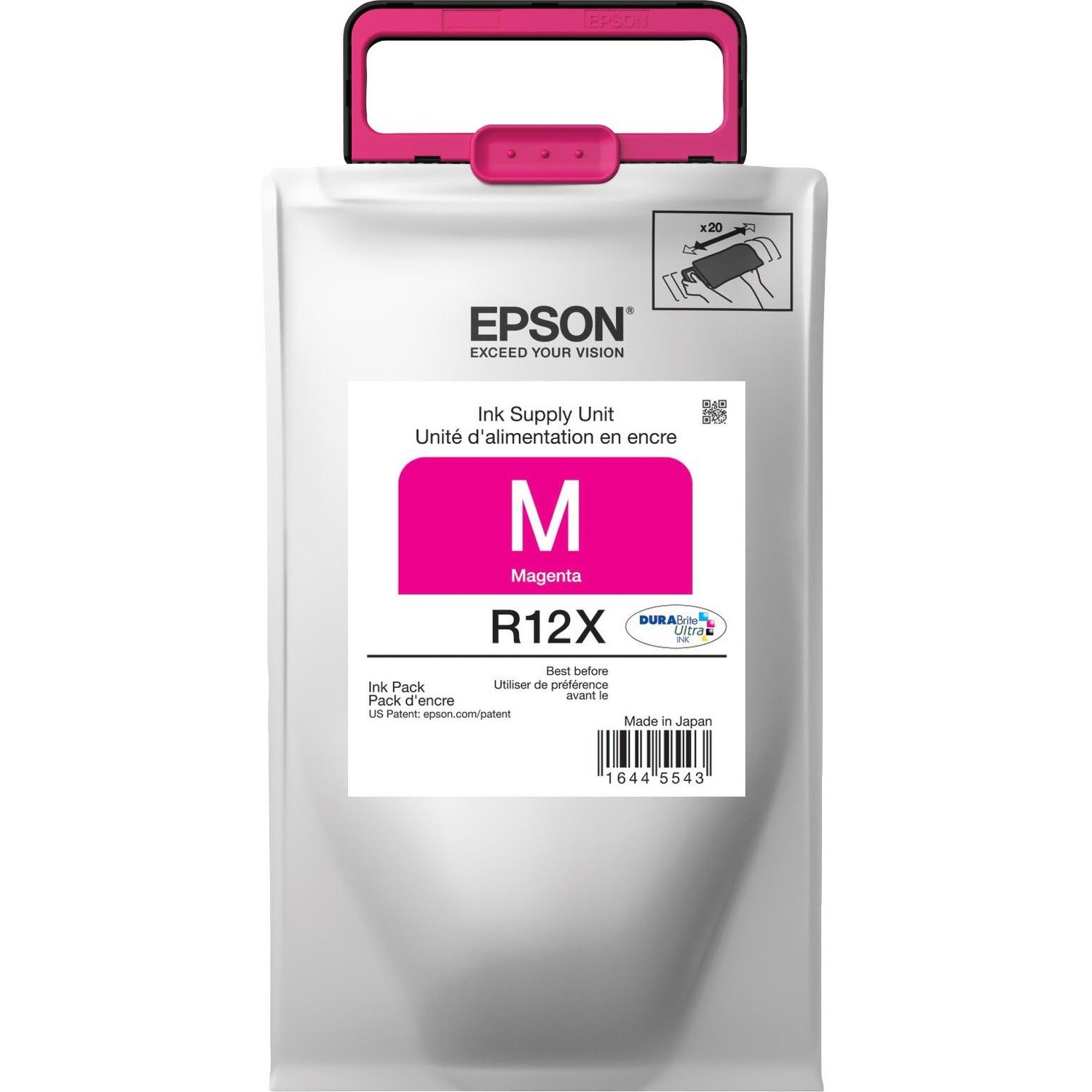 Epson DURABrite Ultra R12X Original High Yield Inkjet Ink Cartridge - Magenta Pack