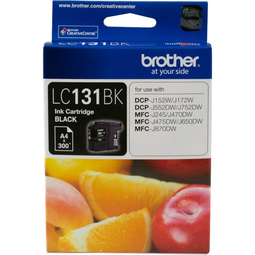 Brother LC131BK Original Inkjet Ink Cartridge - Black Pack