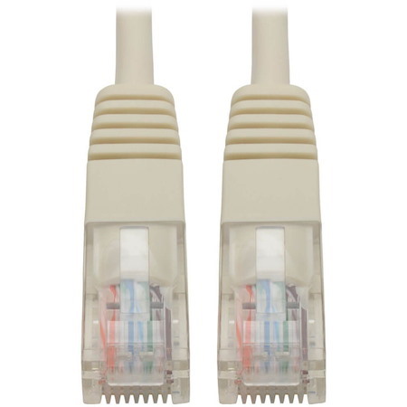 Eaton Tripp Lite Series Cat5e 350 MHz Molded (UTP) Ethernet Cable (RJ45 M/M), PoE - White, 6 ft. (1.83 m)