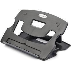 StarTech.com Portable Laptop Stand - Laptop Desk Stand - Adjustable Laptop Stand - Ergonomic Laptop Table Stand - Laptop Riser Stand