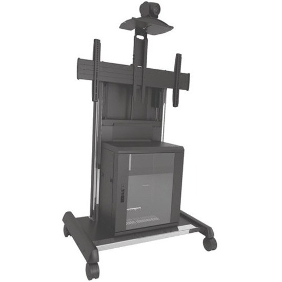 Chief Fusion Video Conferencing Display Cart - For Displays 55-70" - Black