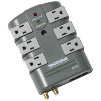 Minuteman MMS Series 6 Outlet Surge Suppressor - Receptacles: 6 - 2160J