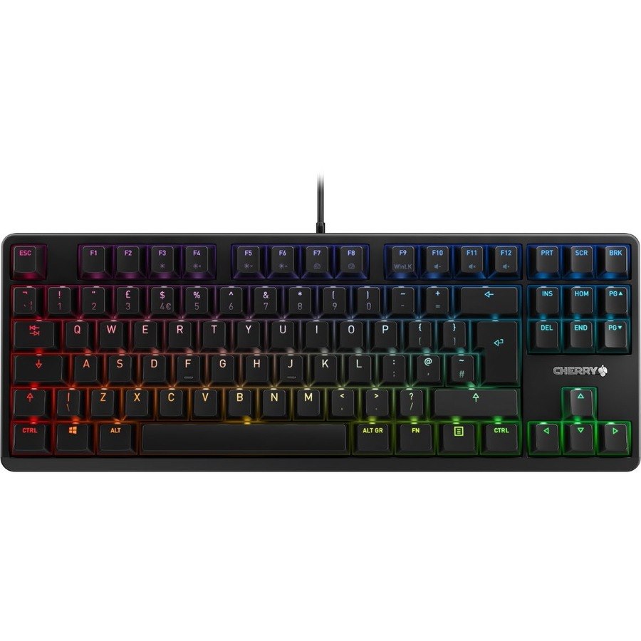 CHERRY G80-3000N Gaming-Tastatur - Kabel Konnektivität - USB Schnittstelle - RGB LED - Deutsch - Schwarz