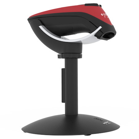 Socket Mobile DuraScan® D740, Universal Barcode Scanner, Red & Charging Stand