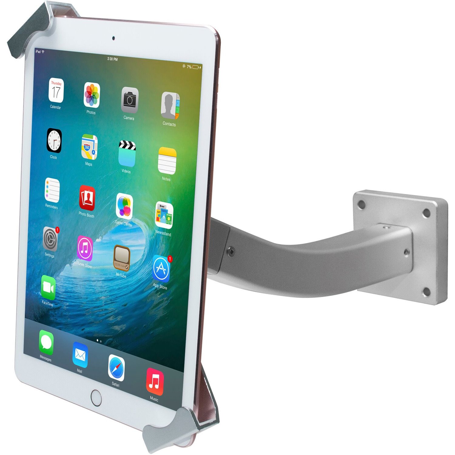 CTA Digital Wall Mount for Tablet, iPad (7th Generation), iPad Pro, iPad Air, iPad mini - Landscape/Portrait
