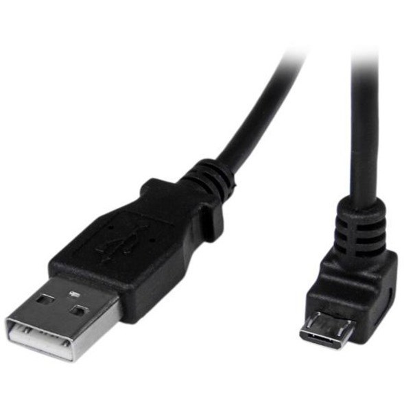 StarTech.com 2m Micro USB Cable - A to Down Angle Micro B