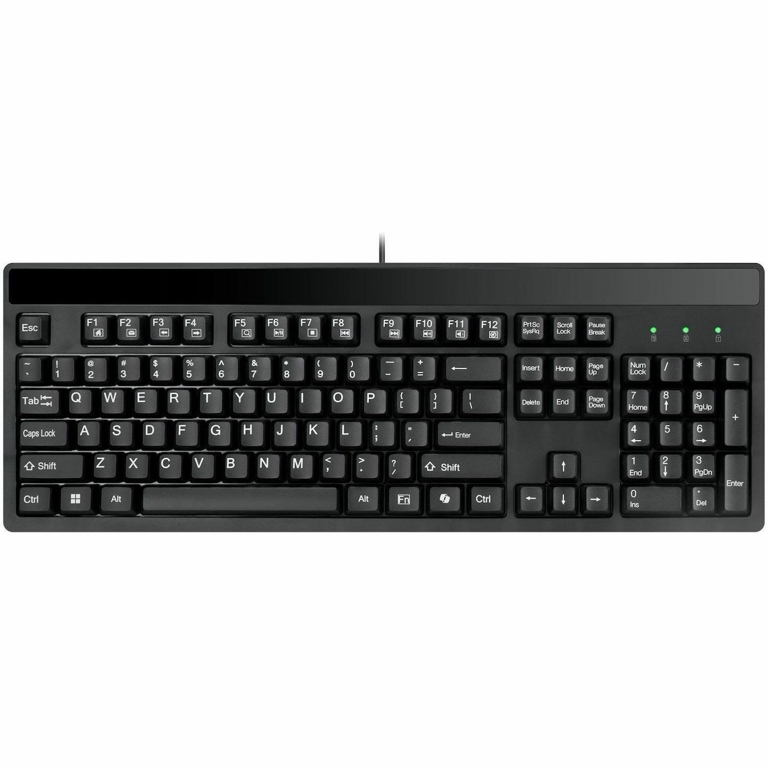 Adesso EasyTouch 130 Full Sized Wired Mechanical Keyboard With CoPilot AI Hotkey