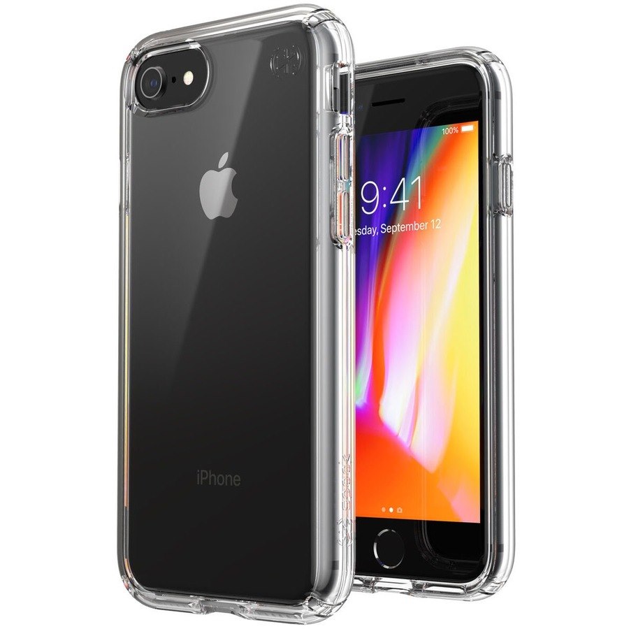 Speck PRESIDIO PERFECT-CLEAR Case for Apple iPhone 7, iPhone 8 Smartphone - Clear