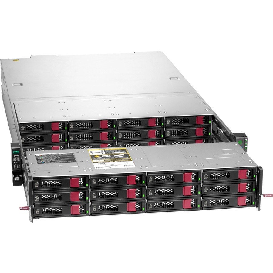 HPE Apollo 4200 G9 2U Rack Server - 1 Xeon E5-2620 v4 2.10 GHz - 128 GB RAM - 288 TB HDD - (24 x 12TB) HDD Configuration - 7.68 TB SSD - (4 x 1.92TB) SSD Configuration - 12Gb/s SAS, Serial ATA/600 Controller