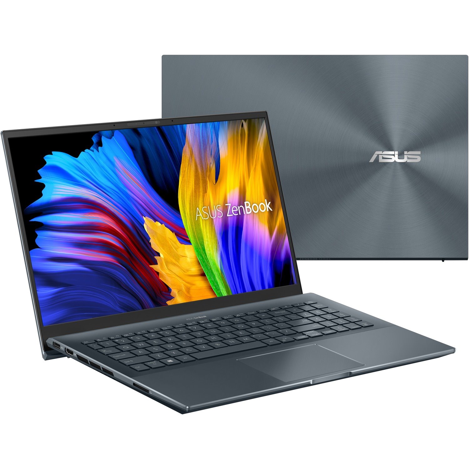 Asus ZenBook Pro 15 UM535 UM535QE-XH71T 15.6" Touchscreen Notebook - Full HD - AMD Ryzen 7 5800H - 16 GB - 512 GB SSD - Pine Gray